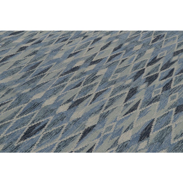 Rug & Kilim Contemporary Scandinavian Style Geometric Wool Rug by Rug & Kilim, India For Sale - Image 4 of 10