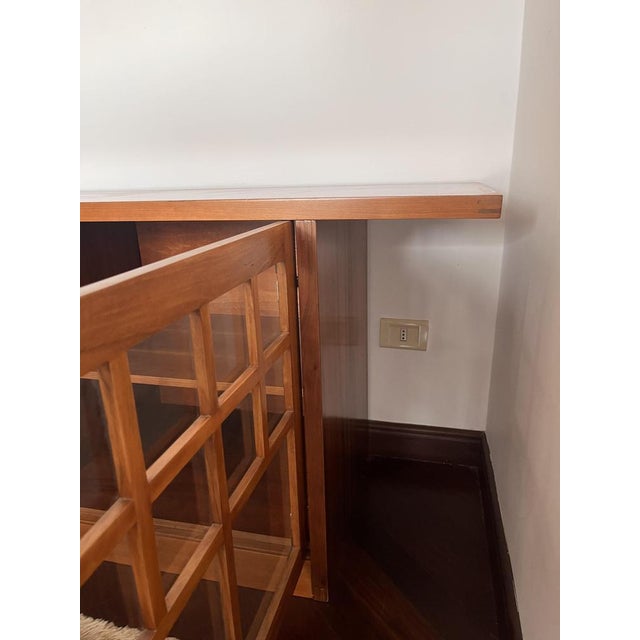 Wood Vintage Walnut Wood Sideboard, 1970s For Sale - Image 7 of 10
