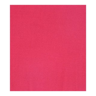 Vintage Scalamandre Fuschia Wool Blend Fabric- 4.25 Yards For Sale