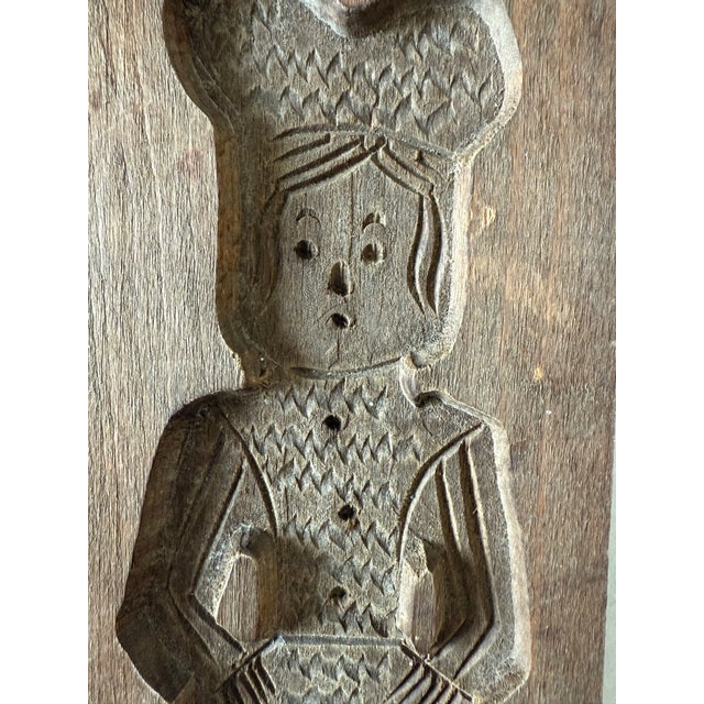 Wood Pair of Vintage Speculaas Wooden Cookie Molds For Sale - Image 7 of 8