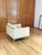 1970s Vintage Florence Knoll Relaxed Lounge Chair Neutral Ivory For Sale - Image 5 of 12