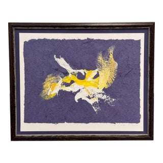 Annie Clavel Abstract Mixed Media Original Artwork, Framed For Sale