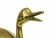 Mid 20th Century Large Heavy Solid Gold Brass Duck Figurine Model For Sale - Image 6 of 7