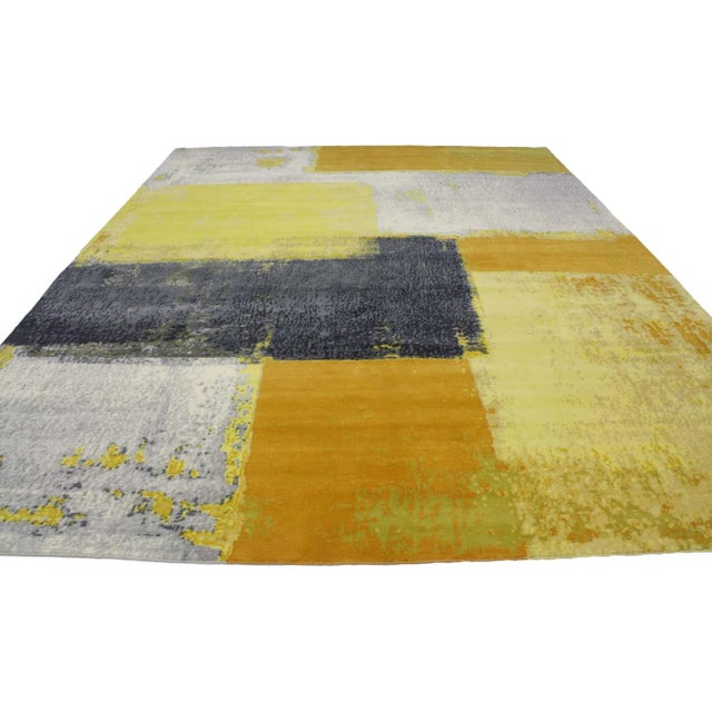Textile Form and Function Bauhaus Modern Rug - 09'00 X 12'01 For Sale - Image 7 of 12