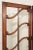 Wood Mahogany and Glass Regency Style Two-Panel Folding Screen Room Divider For Sale - Image 7 of 12