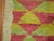 Zabihi Collection Lime Green Red Accent Vintage Turkish 20th Century Shag Rug - 3'2" x 4'4" For Sale - Image 4 of 6