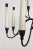 Black & White Chandelier, 1950s For Sale - Image 6 of 9
