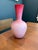 Thomas Webb & Sons Antique Victorian Pink Cased Diamond Quilted Satin Glass Vase and Tumbler Pair Set For Sale - Image 4 of 7