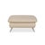 Leather Rossini Stool in Cream Beige from Koinor For Sale - Image 10 of 11