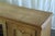 Vintage Oak Brutalist Display Cabinet with Leaded Glass in the style of Kjærnulf, Denmark, 1960s For Sale - Image 14 of 18