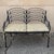 Contemporary Scrolling Wrought Iron Patio Loveseat & Arm Chair Set - 4 PCS For Sale In Philadelphia - Image 6 of 18