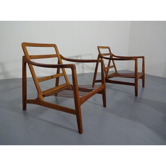 Teak and Oak Chair by Tove & Edvard Kindt-Larsen for France & Daverkosen, 1950s For Sale - Image 15 of 18