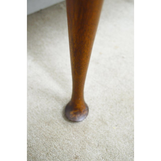 Henkel Harris Mahogany Side Tea Table For Sale - Image 11 of 14
