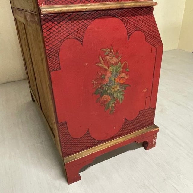 Chinoiserie Trumeau with Chest of Drawers, 1950s For Sale - Image 14 of 18