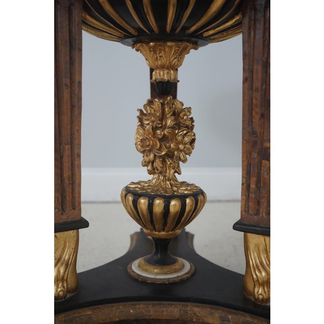 Italian Vintage Pietra Dura Marble Round Table For Sale In Philadelphia - Image 6 of 15