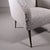 Modern Italian Armchair in Boucle For Sale - Image 3 of 6