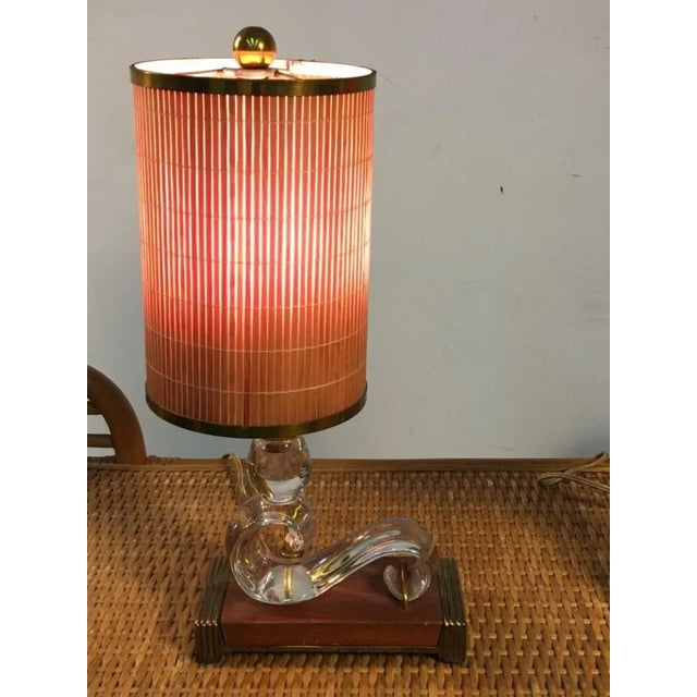 Baccarat Style Art Deco Lamps - a Pair For Sale In Philadelphia - Image 6 of 11