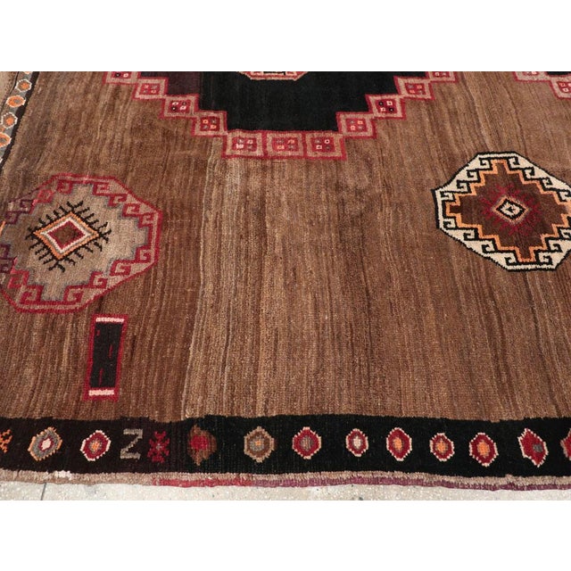 Mid 20th Century Galerie Shabab Collection Mid-20th Century Turkish Anatolian Room Size Carpet For Sale - Image 5 of 8