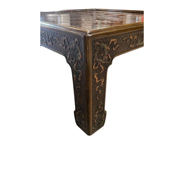 1970's Mario Buatta Chinoiserie Coffee Table From John Widdicomb For Sale - Image 9 of 16
