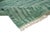 Emerald Ombre Maze-Border Hand-Knotted Moroccan Wool Rug | 10'4" X 7'2" | One of a Kind For Sale - Image 8 of 9