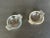 Transparent Art Deco Glass Ashtrays Set of 2 For Sale - Image 8 of 11