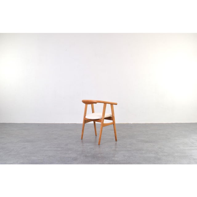 1970s Mid-Century Oak Dining Chair by Hans Wegner for Getama, 1970s For Sale - Image 5 of 12