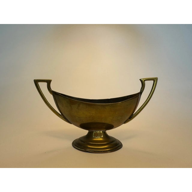Neoclassical Classical Greek Style Small Solid Brass Urn For Sale - Image 3 of 11