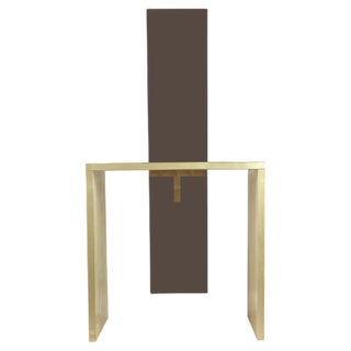 CIMABUE BROWN Chair by Ferdinando Meccani for Meccani For Sale