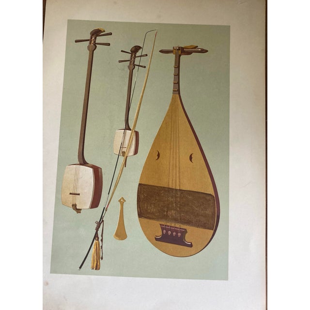 English Original 19th Century Engravings of Various Musical Instruments - Set of 6 For Sale - Image 3 of 8
