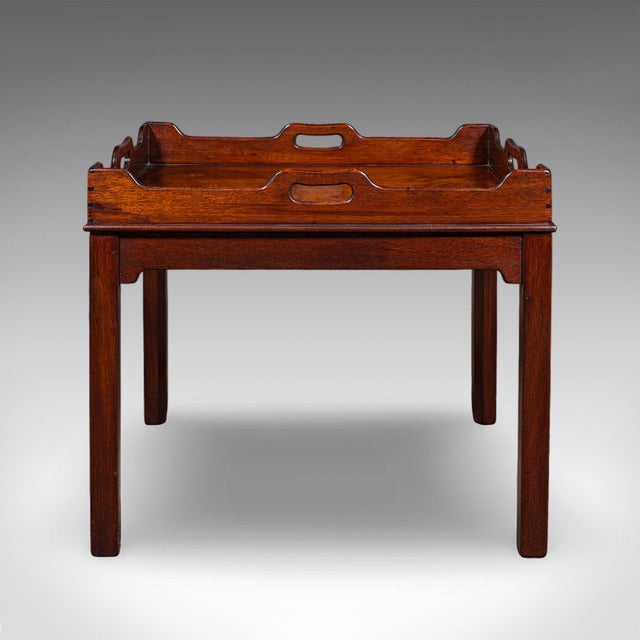 Victorian Antique Silver Presentation Tray Table, English, Side, Afternoon Tea, Victorian For Sale - Image 3 of 12