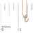 Early 21st Century 10K Yellow Gold Diamond Accent "E" Initial Script Style Pendant Necklace For Sale - Image 5 of 5