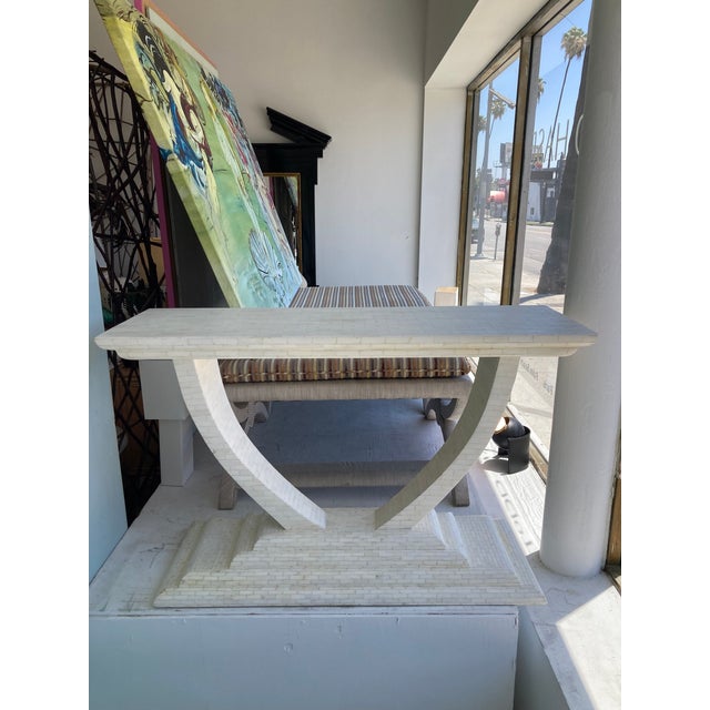 Modern Enrique Garcel Tessellated Console For Sale - Image 3 of 13