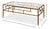 Faux Bamboo Metal Coffee Table by Sarreid LTD For Sale - Image 11 of 11
