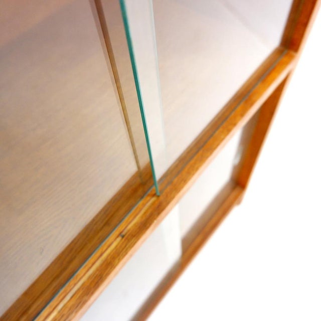 Tall Mid-Century Glazed Bookcase, 1960s For Sale - Image 12 of 15