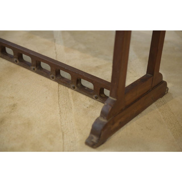 Brown Art Nouveau Wooden Clothes Rack, 1900s For Sale - Image 8 of 13