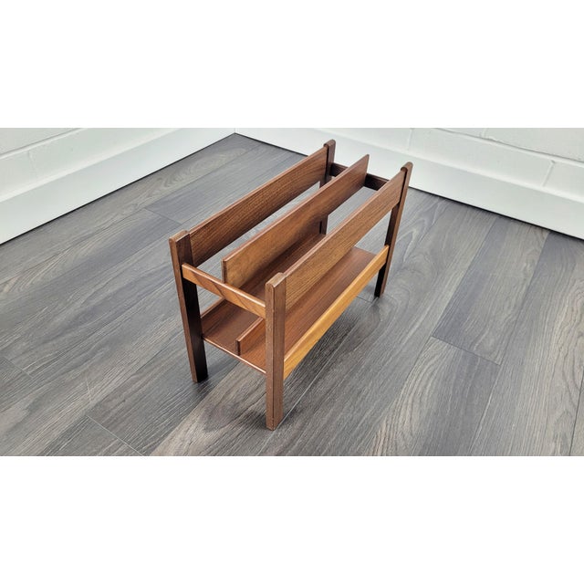 Vintage Magazine Rack attributed to Guy Rodgers, 1960s For Sale - Image 4 of 8