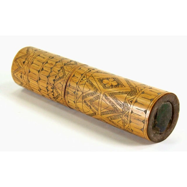 Late 19th Century Late 19th Century Carved Wood Lime Container Indonesia # 2 For Sale - Image 5 of 6