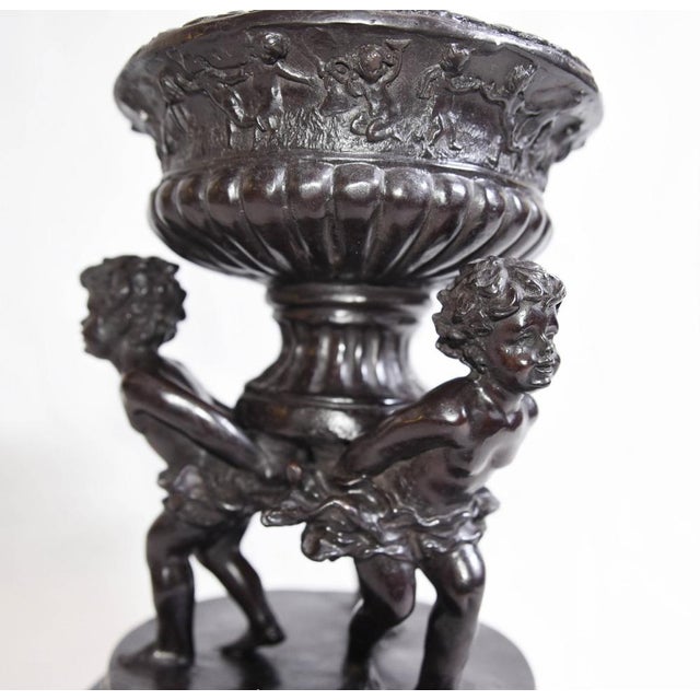 Gold French Bronze Cherub Tureen Dish For Sale - Image 8 of 9