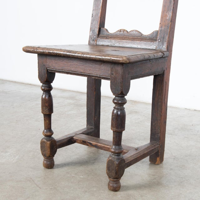 Antique Belgian Wooden Chair For Sale - Image 13 of 18