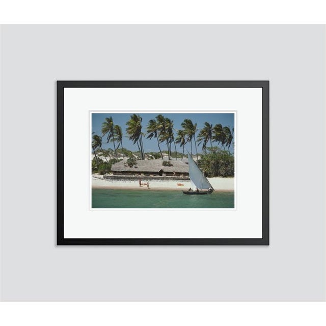 Modern The Lure of Lamu 1987 by Slim Aarons Framed C Print For Sale - Image 3 of 3