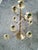 Art Nouveau 1920s Art Noveau Solid Brass Multi Tiered Candelabra W/ 9 Holders For Sale - Image 3 of 6