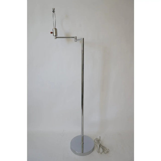 Chapman Manufacturing Company Chapman Adjustable Floor Lamps - a Pair For Sale - Image 4 of 13