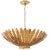 AERIN for Visual Comfort Signature Hampton Medium Chandelier in Gild For Sale