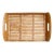Bamboo Serving Tray With Handles For Sale