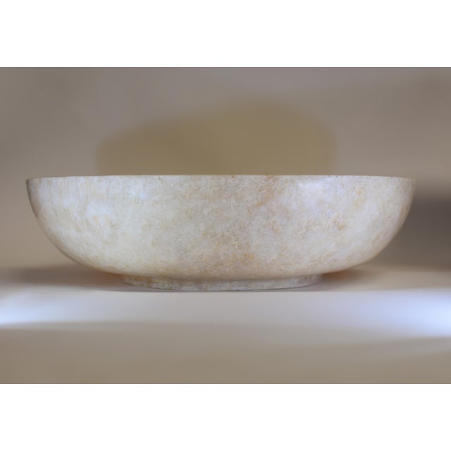 Contemporary Extra Large Grand Onyx Bowl For Sale - Image 3 of 9