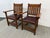 Arts & Crafts Arts & Crafts Mission Style Arm Chairs, Pair For Sale - Image 3 of 12