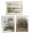 Mid 20th Century Architectural and Coastal Prints - Set of 3 For Sale