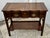 Brown Vtg. Harden Chippendale Style Flip Top Cherry Server/Bar Table W/Drawer & Shelf For Sale - Image 8 of 14