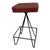 1950s Vintage Mid Century Stool in the Manner of Frederic Weinberg For Sale