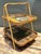 Mid 20th Century Vintage Rattan Two-Tiered Tray Stand For Sale - Image 5 of 18